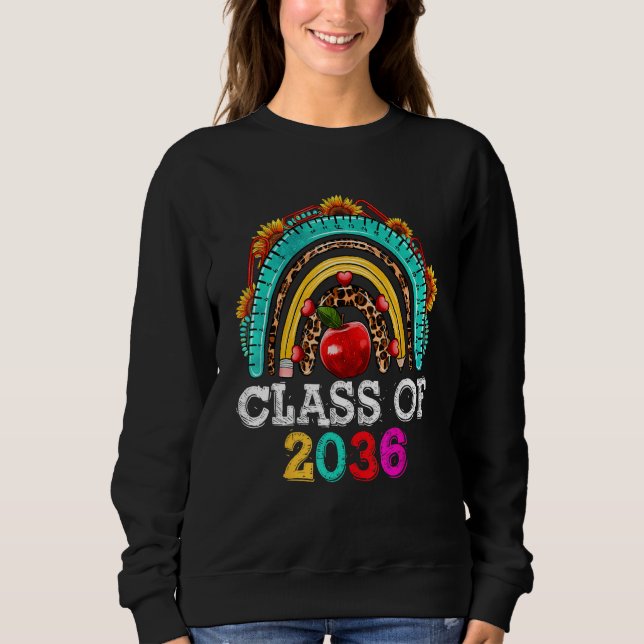 Class Of 2036 Pre K Graduate Preschool Graduation  Sweatshirt (Front)