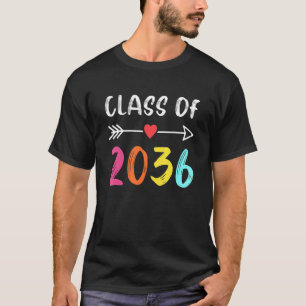 Class Of 2036  Pre K Graduate Preschool Graduation T-Shirt