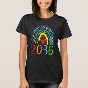Class Of 2036 Pre K Graduate Preschool Kids Girls T-Shirt