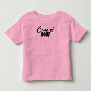 Class of 2037 Custom School Graduate Toddler T-Shirt