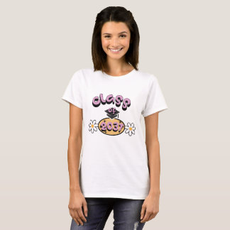 Class of 2037 Graduation T-Shirt Cute Floral Desig