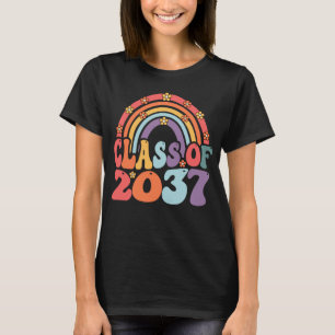 Class Of 2037 Grow With Me First Day Of School T-Shirt