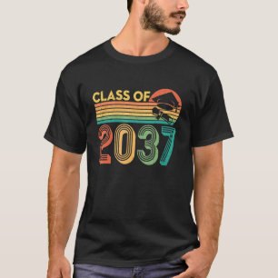 Class Of 2037 Grow With Me Pre K Graduate Vintage  T-Shirt