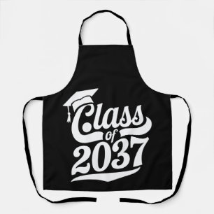 Class Of 2037 Grow With Me Proud Graduate Apron