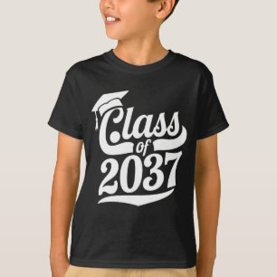 Class Of 2037 Grow With Me Proud Graduate T-Shirt