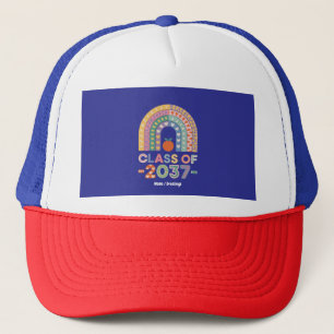 Class of 2037 Kindergarten to Graduation Gifts Trucker Hat