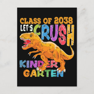 Class of 2038 back to school holiday postcard