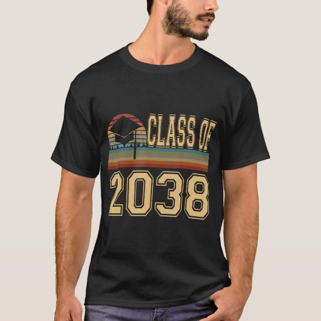 Class Of 2038 Grow With Me Shirt  (Front)