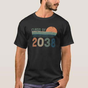 Class Of 2038 Kindergarten Graduate Graduation Gir T-Shirt