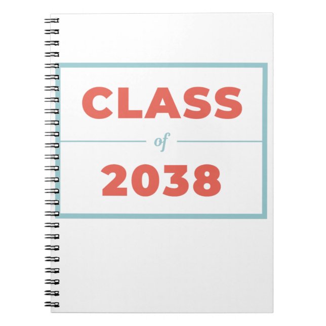 Class of 2038 notebook (Front)