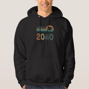 Class Of 2040 Kids Support Kindergarten To Graduat Hoodie