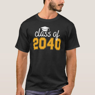 Class Of 2040 Senior Graduation Countdown To Gradu T-Shirt