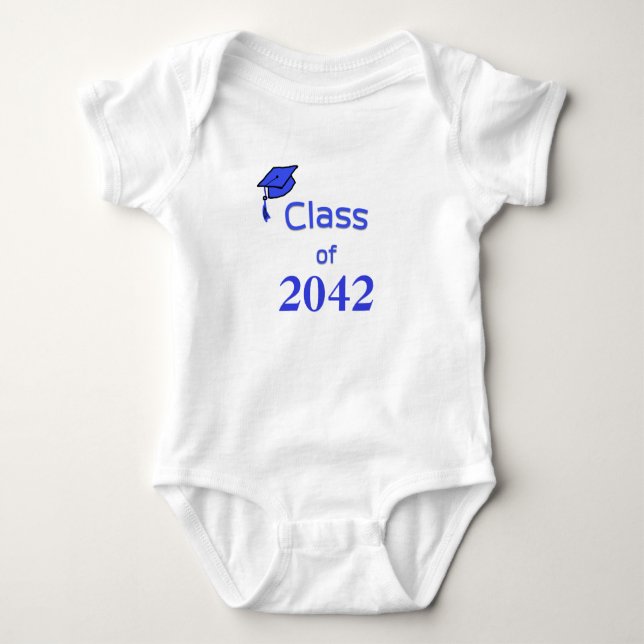 Class of 2042 Custom Year Baby Bodysuit (Front)