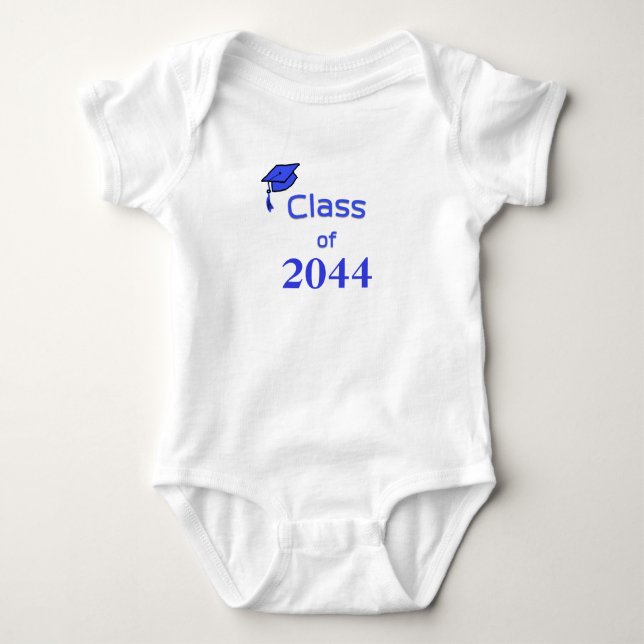 Class of 2044 Custom Year Baby Bodysuit (Front)