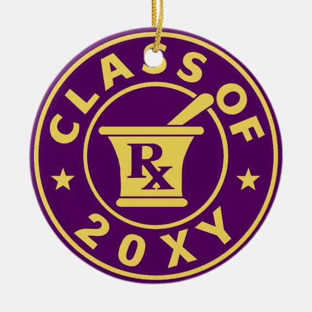 Class of 20?? Pharmacy Ceramic Ornament (Front)