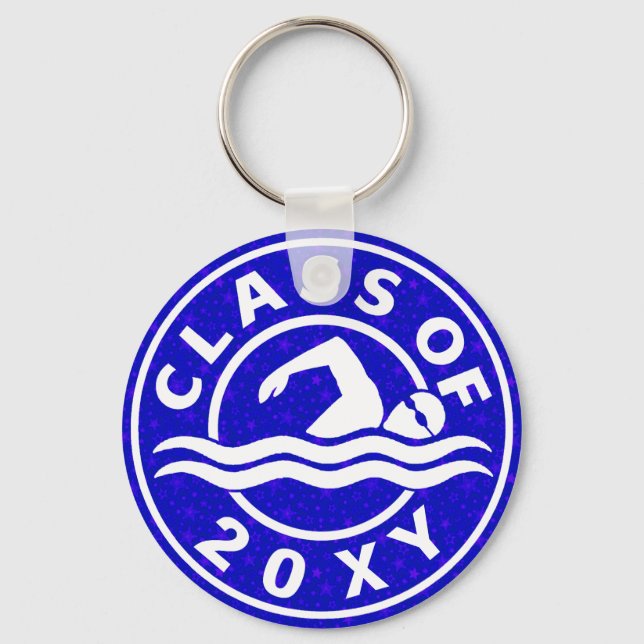 Class of 20?? Swimming Key Ring (Front)