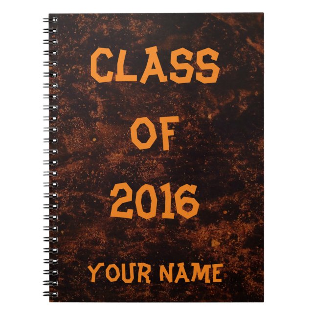 Class of 20xx Bronze Notebook (Front)