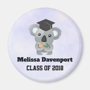 Class of 20xx Cute Koala Bear in Graduation Cap Magnet