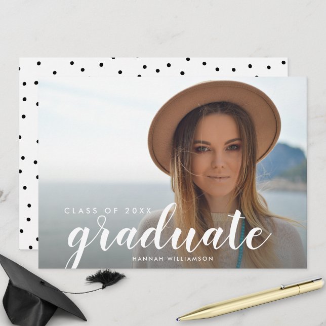 Class of 20XX Graduate Photo Graduation Party Invitation (Creator Uploaded)