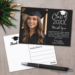Class of 20XX Graduation Thank You Photo Card