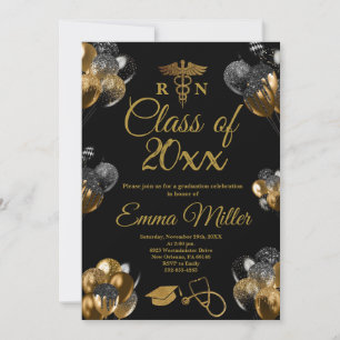 Class of 20XX -- Nursing School Graduation Invitation