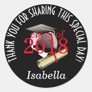 Class of 20xx - Thank You Classic Round Sticker