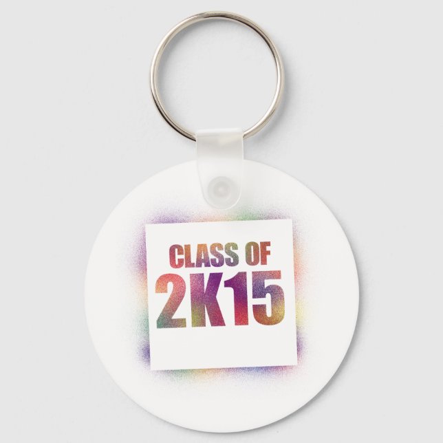 class of 2k15, class of 2015 key ring (Front)