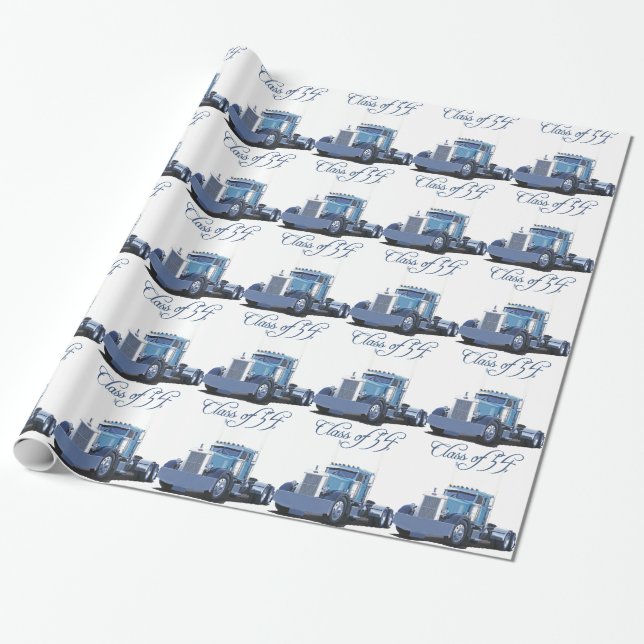 Class of 54 wrapping paper (Unrolled)