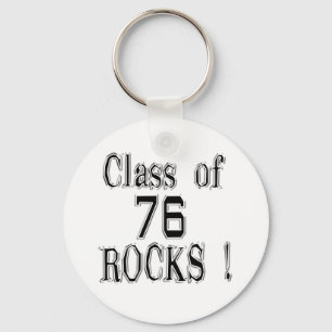 Class of '76 Rocks! Keychain