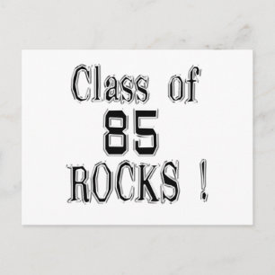 Class of '85 Rocks! Postcard