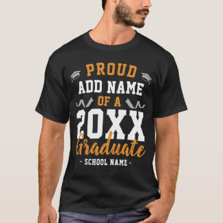 Class of A 2026 Graduation Party Custom Congrats T-Shirt