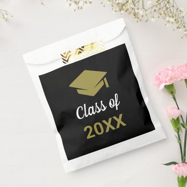 Class Of Any Year Congrats Grad Graduation Cap Favour Bag (Sealed)