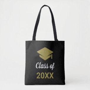 Class Of Any Year Congrats Grad Graduation Cap Tote Bag