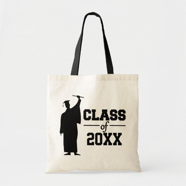 Class of ANY year custom bag -choose style, colour (Front)