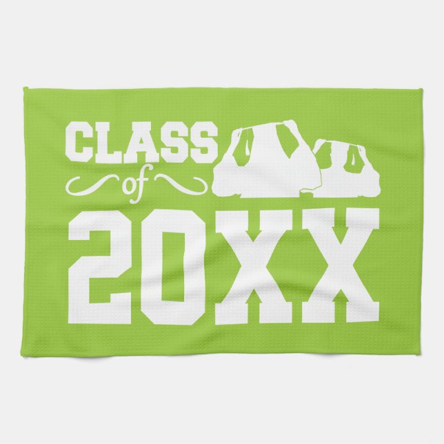 Class of ANY year custom hand towels (Horizontal)