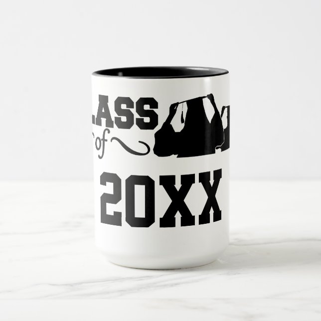 Class of ANY year custom mug -choose style, colour (Center)