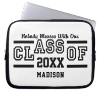 Class of ANY Year custom name laptop sleeves