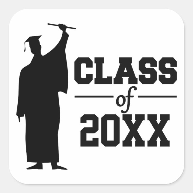 Class of ANY year custom stickers (Front)