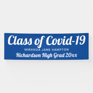 Class of Covid-19 Custom Colour Graduation Banner