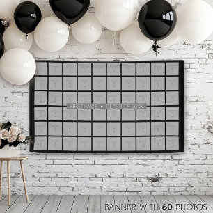 Class of -- Graduation 60 Photo - Can Edit Color Banner