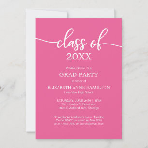 Class of High School Graduation Party Invitations