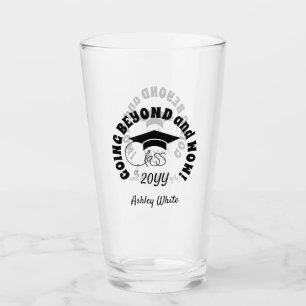 Class of-Inspirational Quote-Graduation Black Glass