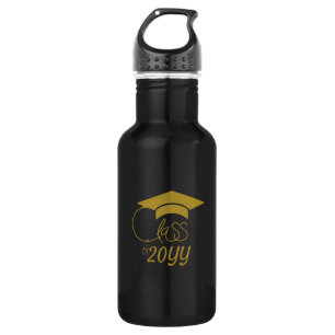Class of -Inspirational Quote-Modern Gold Stainles 532 Ml Water Bottle