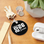 Class Of  Keychain<br><div class="desc">Grad class keychain is shown in a black and white color design.
Text: Class of 2026.



Licensed</div>