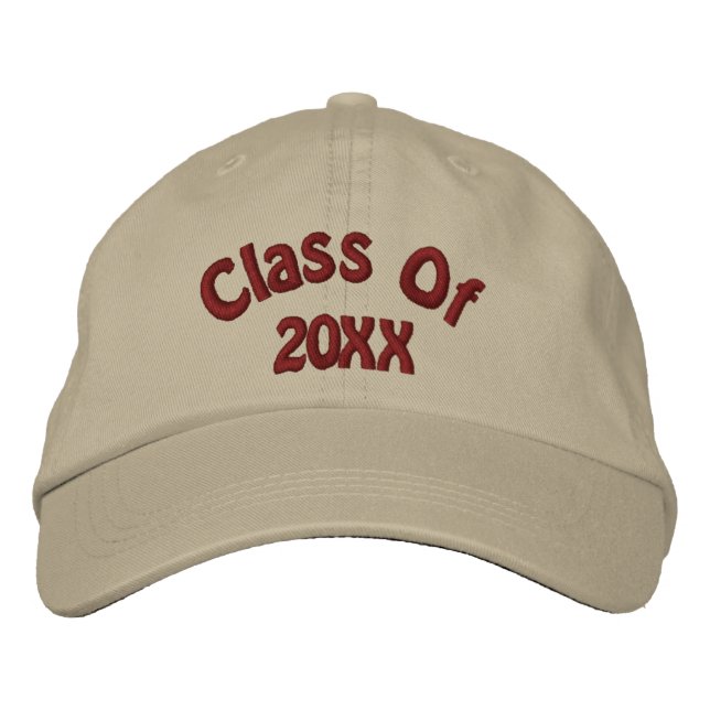 Class Of Personalised Graduation  Embroidered Hat (Front)