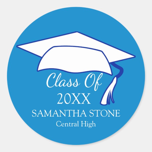 Class of Personalised Graduation Envelope Seal (Front)