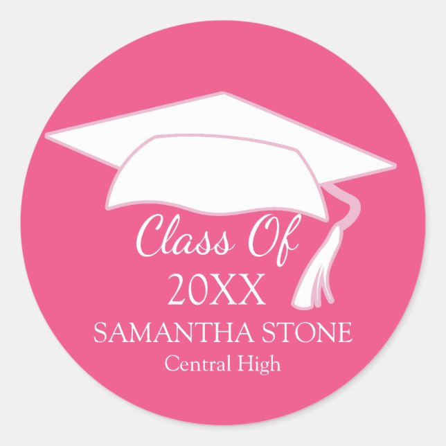 Class of Personalised Graduation Envelope Seal (Front)