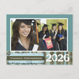 Class of  Senior Photo Graduation Invitations