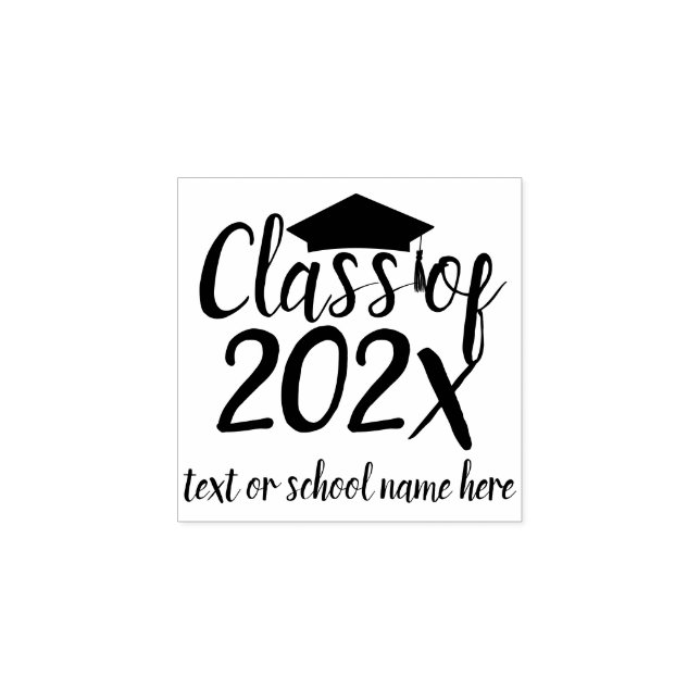 Class of University College Graduation Rubber Stamp (Imprint)