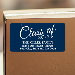 Class of with Custom Year and High School Label